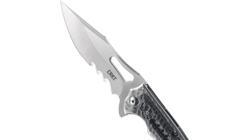 CRKT Fossil Black Compact Folding Pocket Knife, 5473