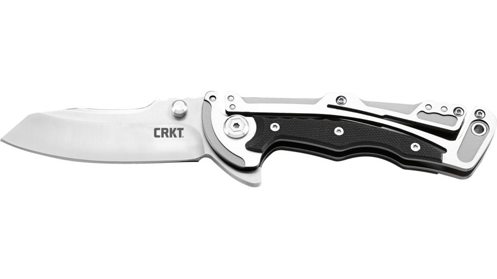 CRKT Graphite Non-serrated Folding Knife, 5190