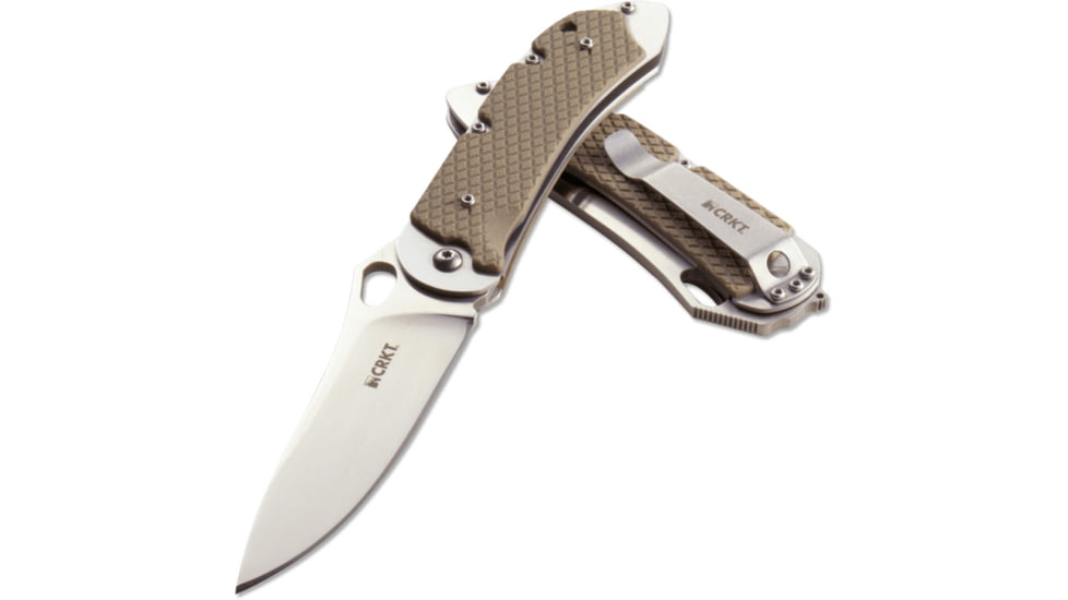 CRKT Jernigan V.A.S.P - 3.71in. Plain Blade, IKBS, G10 Handles 7480