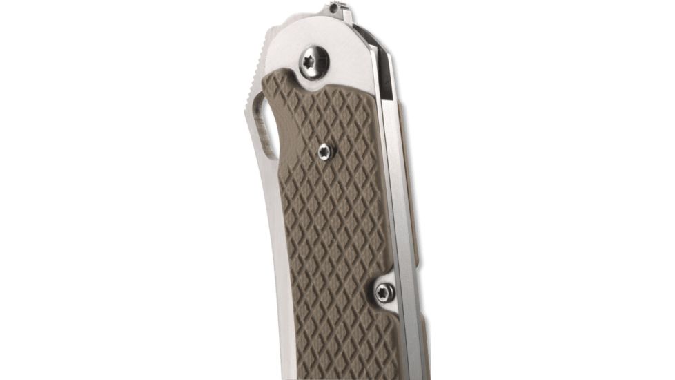 CRKT Jernigan V.A.S.P. - 3.71in. Veff Flat Top Serrated Blade, IKBS, G10 Handles 7481