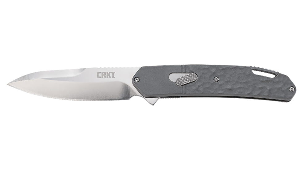 CRKT Bona Fide Field Strip Folding Knife by Ken Onion, 3.59in, D2 Steel, Drop Point Plain Blade, Black Aluminum Handle, K540GXP