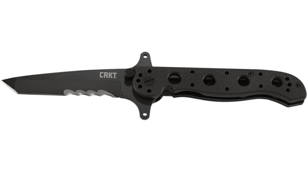 CRKT M16-13 Carson Special Forces Tanto Folding Knife, Black Finish M16-13SFG