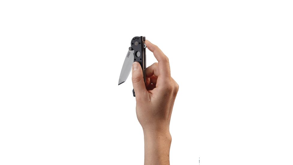 CRKT M16 Z Series Mini Tanto Folding Knife, Triple Point Combo Edge M16-12Z