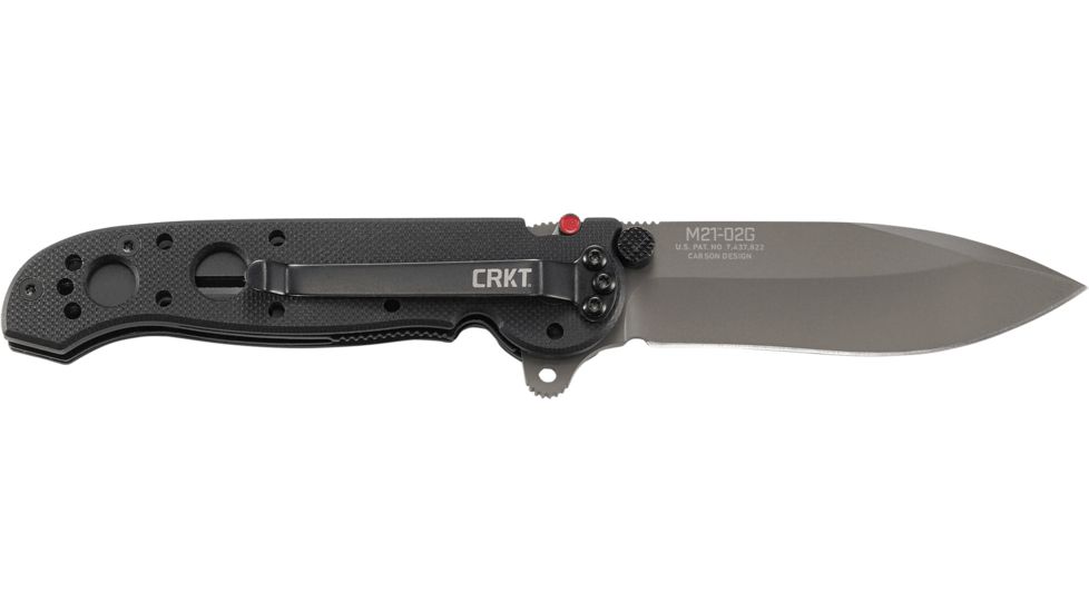 CRKT M21 EDC G10 Handle Folding Knife, Plain Edge M21-02G
