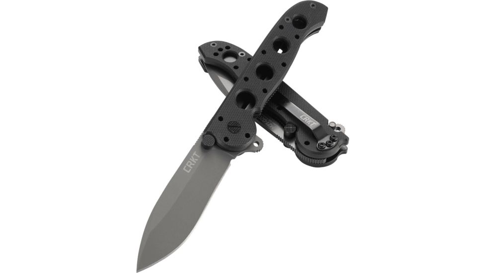 CRKT M21 EDC G10 Handle Folding Knife, Plain Edge M21-02G