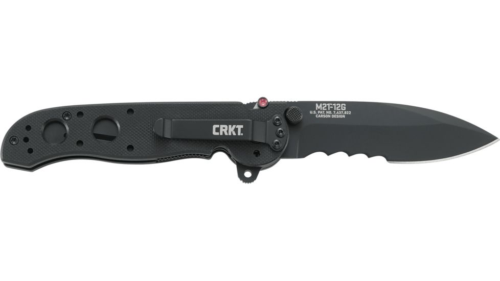 CRKT M21 EDC G10 Handle Folding Knife, Veff Combo Edge M21-12G