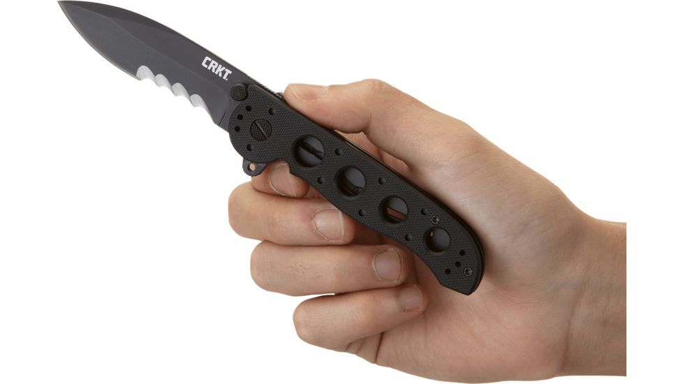 CRKT M21 EDC G10 Handle Folding Knife, Veff Combo Edge M21-12G