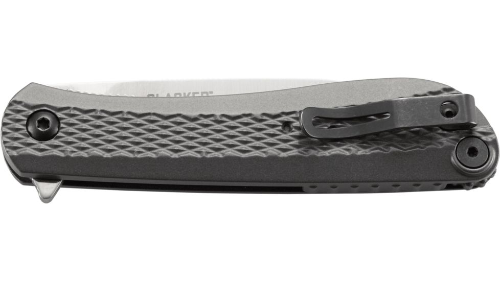 CRKT Slacker Folding Knife w/Locking Liner, 3.324in 1.4116 Stainless Steel Blade, 6061 Aluminum Handle, K350KXP