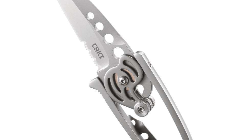 CRKT Snap Lock Folding Pocket Knife With Triple Point Serrations, 5112N