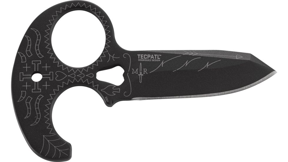 CRKT Tecpatl Fixed Blade Push Dagger, 2261, EDEMO1