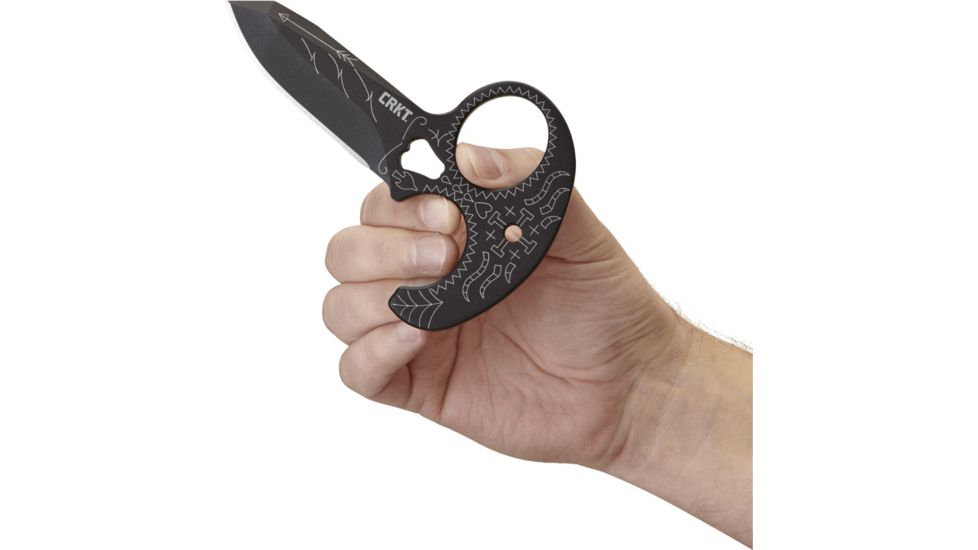 CRKT Tecpatl Fixed Blade Push Dagger, 2261, EDEMO1