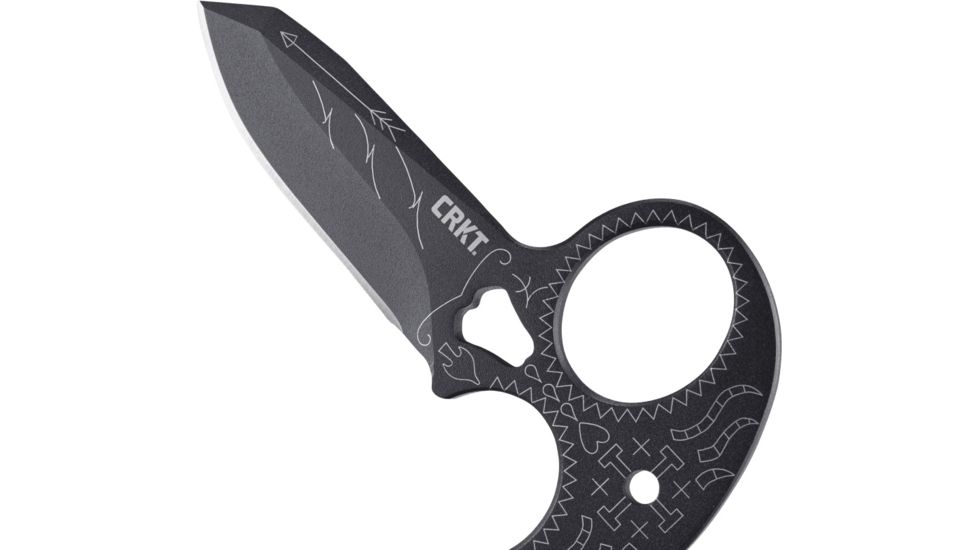 CRKT Tecpatl Fixed Blade Push Dagger, 2261, EDEMO1