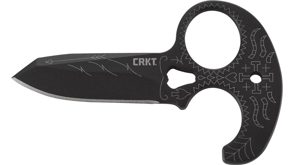 CRKT Tecpatl Fixed Blade Push Dagger, 2261, EDEMO1