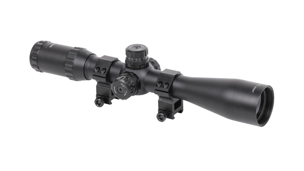 Crosman Center Point PLT Rifle Scope, 3-12x44mm, 30mm Tube, Side Focus Adjustment LR312SFT2