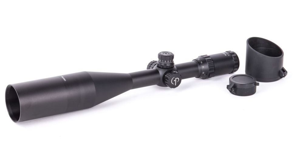 CenterPoint 4-16X56mm Rifle Scope, Mil Dot Reticle, 30mm Tube, Black, LR416S1