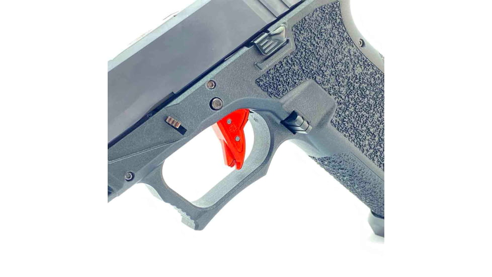 Cross Armory 3-Piece P80 Upgrade Kit Gen 1-3 w/4-Pin Set, Extended Metal Mag Catch, Extended Slide Lock, Black, crP80OKbk