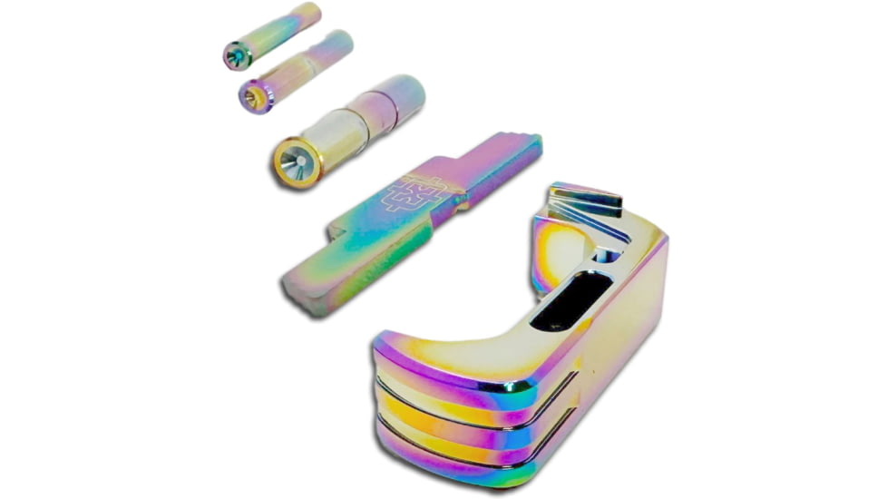 Cross Armory 3 Piece Upgrade Kit Glock Gen5 Rainbow Aluminum, CRG5OKRB