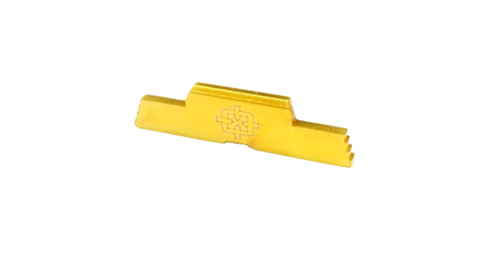 Cross Armory Glock 3-Piece Kit, 3 Pin Set, Extended Mag Catch, Extended Slide Lock, Gen 5, Gold, CRG5OKGD