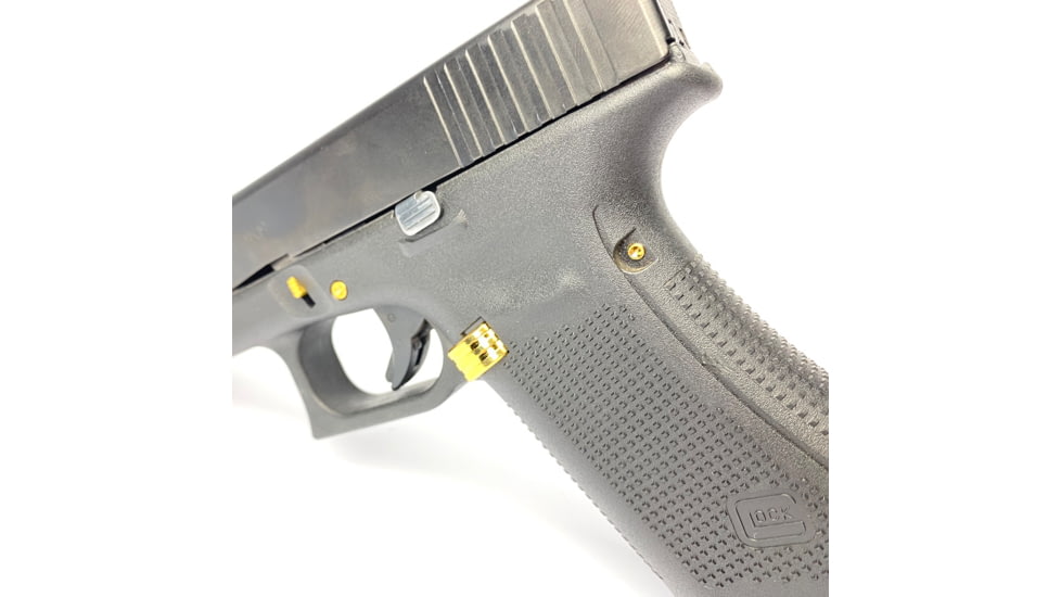 Cross Armory Glock 3-Piece Kit, 3 Pin Set, Extended Mag Catch, Extended Slide Lock, Gen 5, Silver, Small, CRG5OKGD