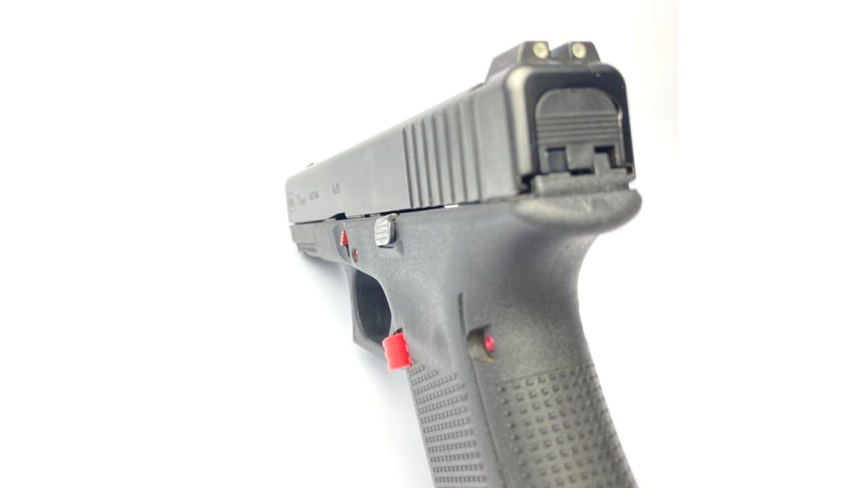 Cross Armory Glock 3-Piece Kit, 3 Pin Set, Extended Mag Catch, Extended Slide Lock, Gen 5, Red, CRG5OKRD