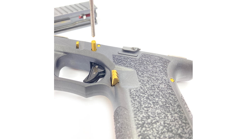 Cross Armory P80 Performance 4 Pin Set, V and C, Gold, CRP80PSGD