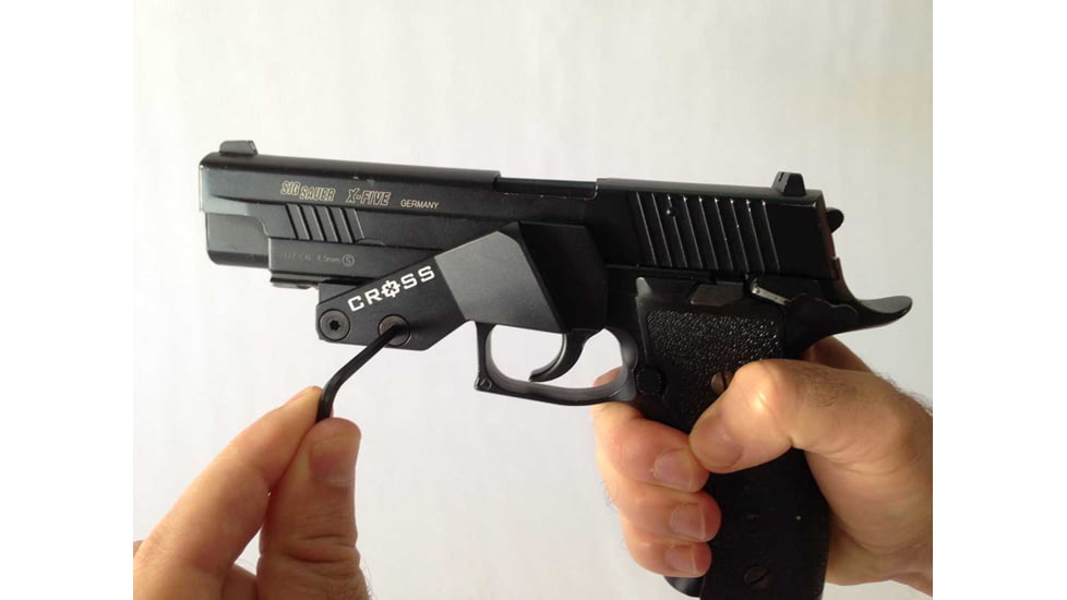 Cross Armory Thumb Grip, Pistol Thumb Rest 3.5X1.75X1.75, Aluminum, crTG
