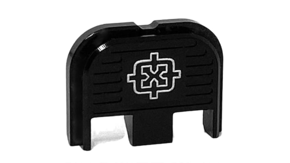 Cross Armory Universal Back Plate for Glock, Gen 1-5/P80, Black, Small, CRG5BPBK
