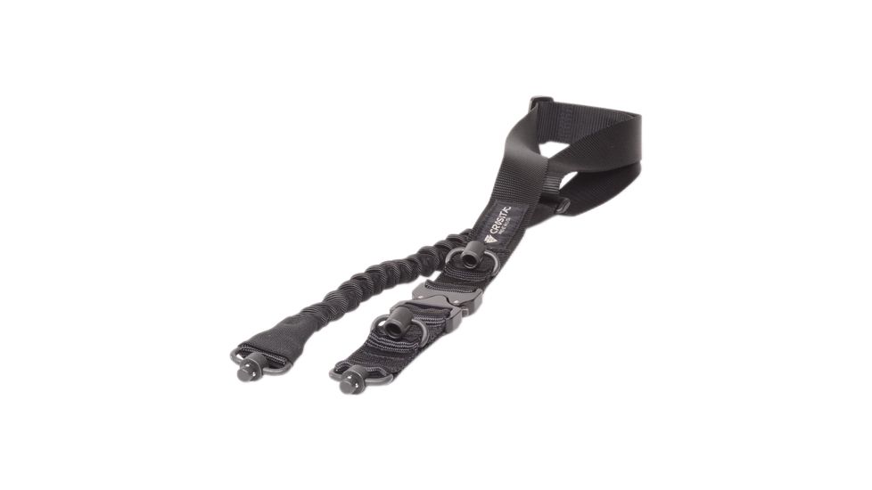 Crosstac Ambi Premium Gun Sling, Black w/ Cobra Buckle, Regular, 135025-BLK-COBRA