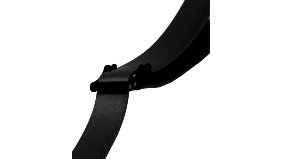 Crosstac Outfitter Gun Sling 1 1/4 inch, Black Biothane, Locking Sling Swivels, Black, Regular, 110020-BLK-LSS