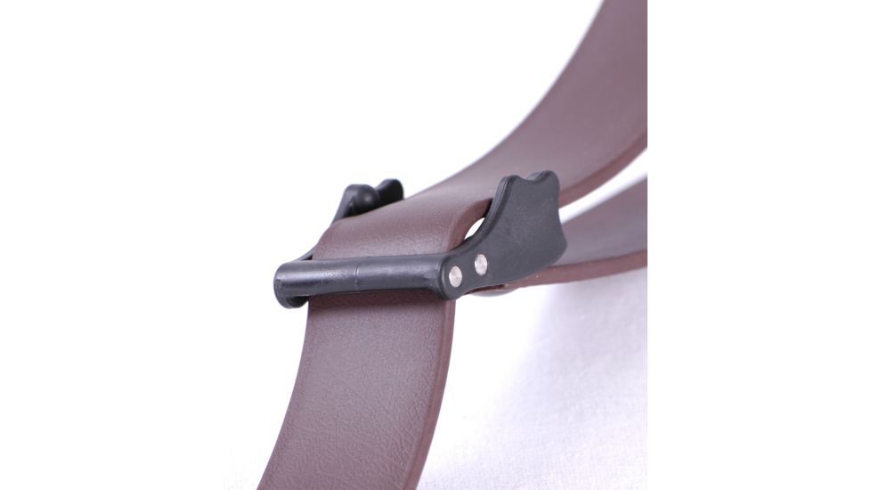 Crosstac Outfitter Gun Sling1 1/4 inch, Brown Biothane QD Connectors, Brown, Regular, 110020-BRN-QD