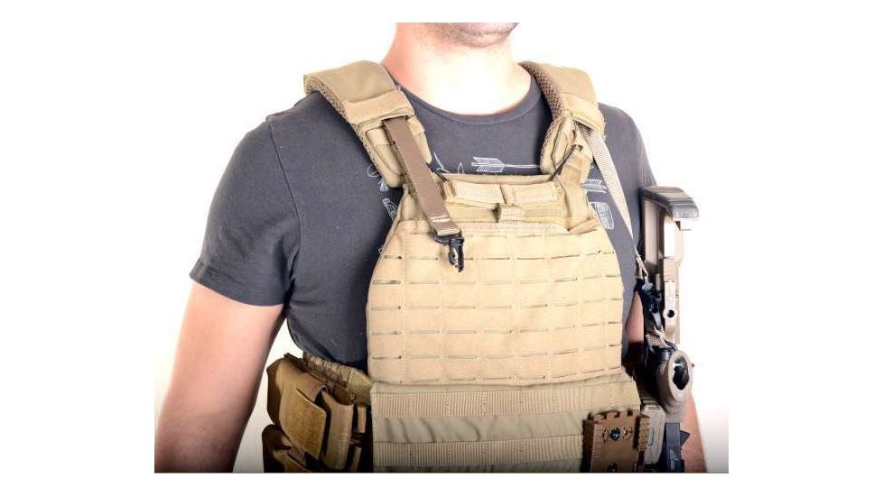 Crosstac V-Point Sling, HK Connectors, Coyote Brown, 135033-CB-HK