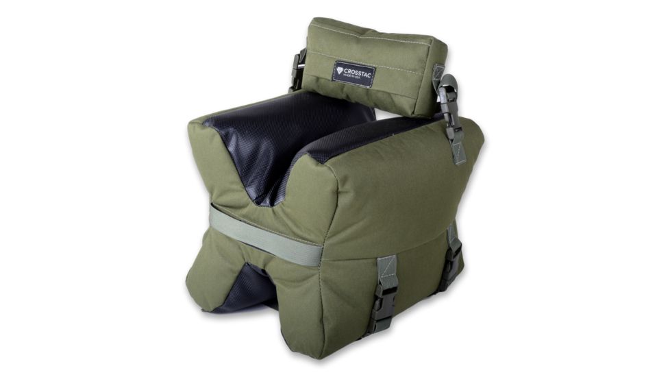 Crosstac X-Bag Shooting Rest Bag w/Pistol Rest, Coyote Brown 110075-CB