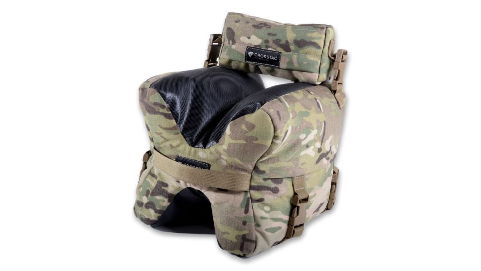 Crosstac X-Bag Shooting Rest Bag w/Pistol Rest, Coyote Brown 110075-CB