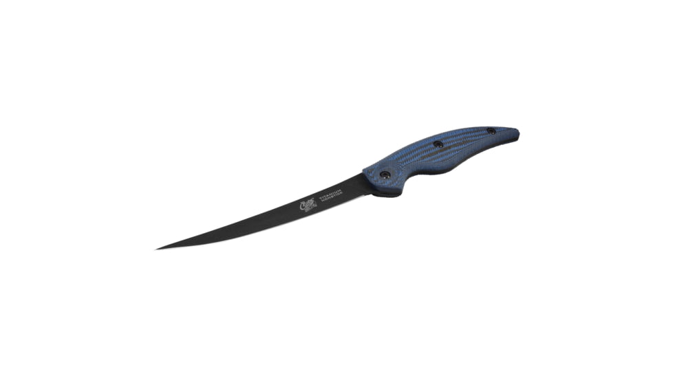 Cuda Knives Cuda 6 in Professional Boning Fixed Blade Knife, 6in, Standard Edge, Black, 18128