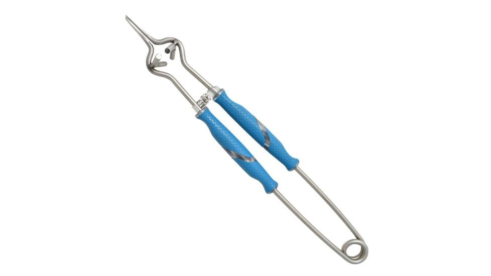 Cuda Knives Cuda Jaw Spreaders Fixed Blade Knife, Blue, Synthetic Handle, 18117