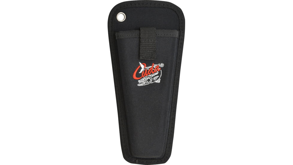 Cuda Knives Cuda Sheath and Lanyard, 8in Overall, Includes Black Cord Lanyard, Fits Cuda Pliers And Snips 18825, 18827, 18828, 18829, 18838, 18096, 18112, 18113, Black Nylon Belt Sheath, 18189