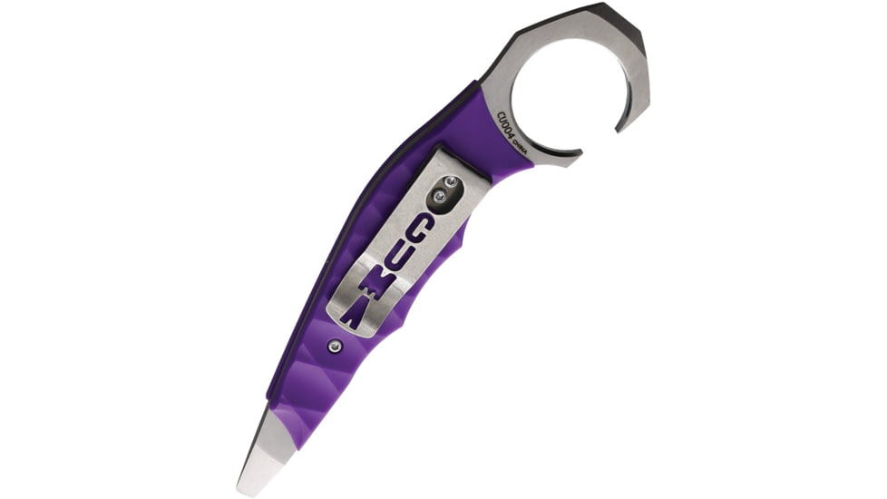 CUMA Knives B.A.D.D. Purple Beer Tool, 6.25in Overall, 3Cr13 Stainless, Purple Synthetic Handles, CU004 BEER TOOL PURPLE