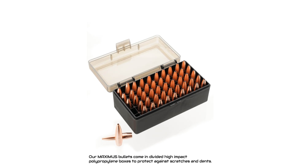 Cutting Edge Bullets Maximus .430 Caliber Muzzleloader Bullets, 210 grain, Hollow Point w/o Sabot, 50 Bullets, MZL M.430 210