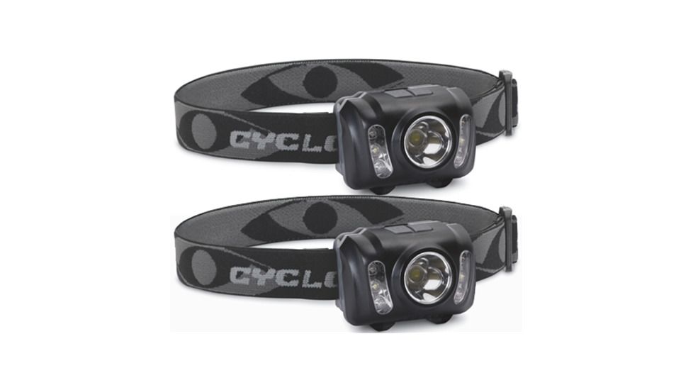 Cyclops 210 Lumen Headlamp w/ adjustable headband 2 Pk, CYC-HL210-2PK
