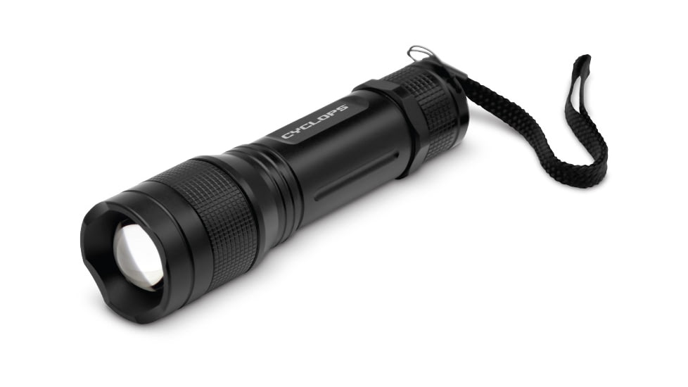 Cyclops 350 Lumen Tactical Flashlight, Black, CYC-TF350
