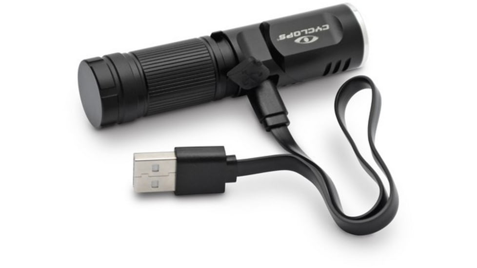 Cyclops 400 Lumen Rechargable Aluminum Flashlight, CYC-FLX400