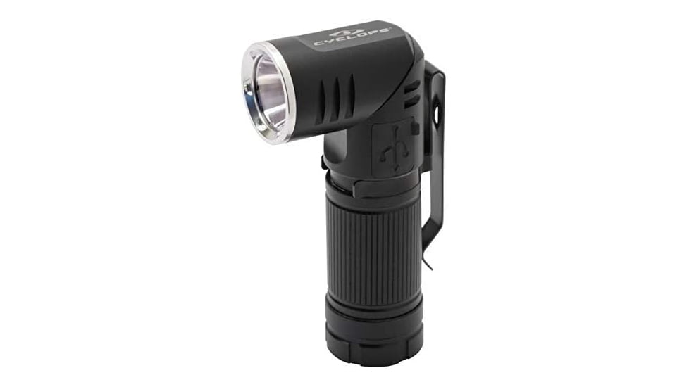 Cyclops 400 Lumen Rechargable Aluminum Flashlight, CYC-FLX400