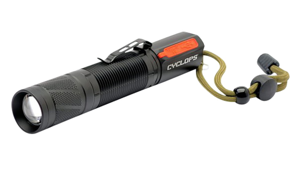 Cyclops CYCTF1200RC Pocket Flashlight Black Aluminum 1200 Lumens