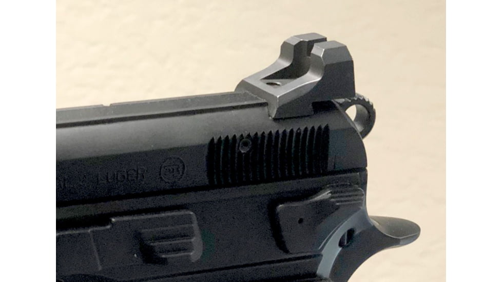 CZ Custom Suppressor Height Pistol Sight Set, CZ 75, Rear, Black, 10663