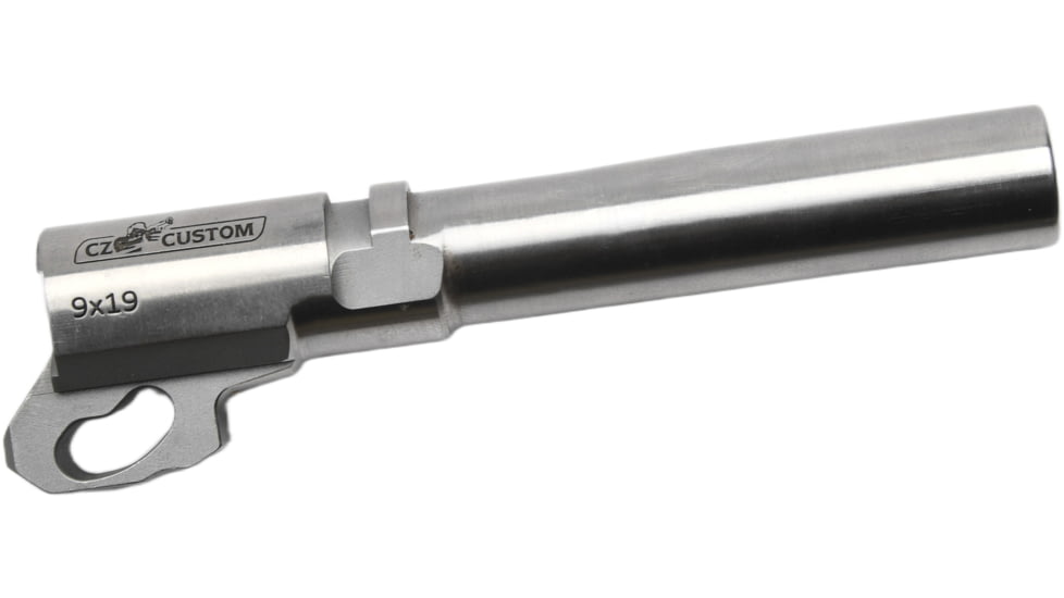 CZ Custom CZ 75 SP01 Shadow 2 Compact 9mm Luger Non-Threaded Pistol Barrel, 3.76 in, 1-16, Polished, Silver, 30191