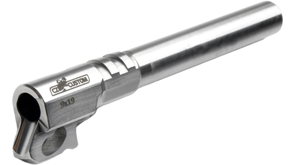CZ Custom CZ 75 SP-01 Shadow 9mm Luger Non-Threaded Pistol Barrel, 4.6 in, 1-16, Polished, Silver, 30137