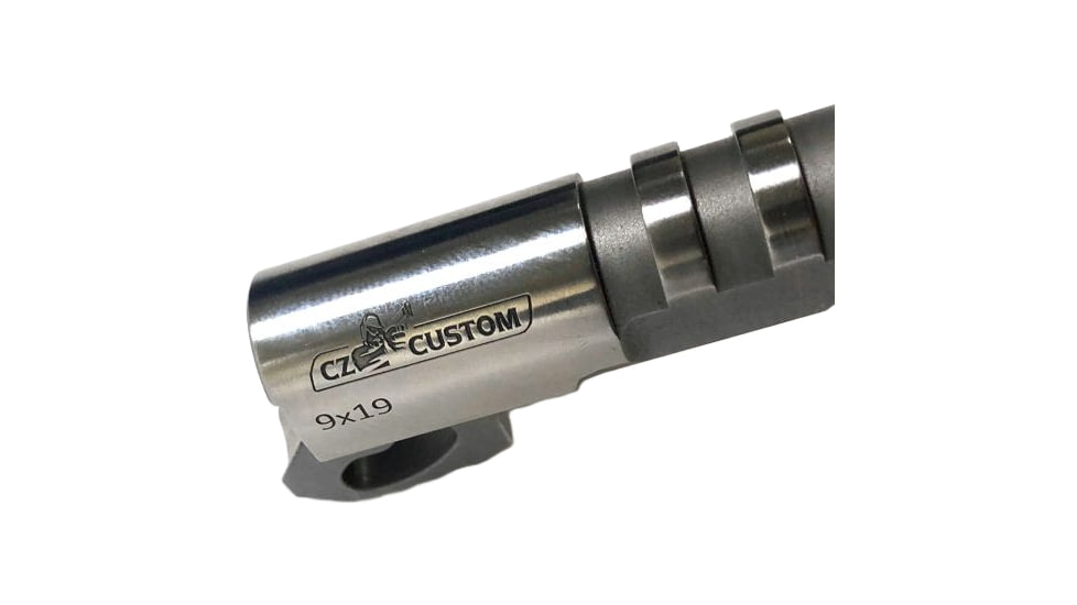 CZ Custom CZ TS 2 CZ TS Orange 9mm Luger Non-Threaded Pistol Barrel, 5.2 in, 1-16, Polished, Silver, 30173