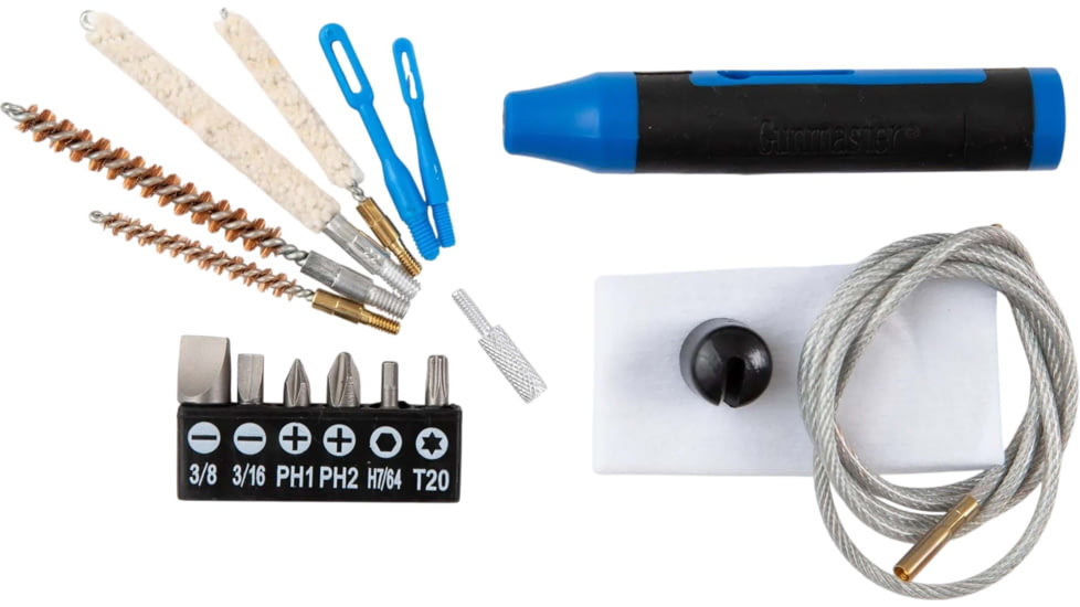 DAC Technologies Universal Rifle Gun Cleaning Kit, 17 Pieces, .17 Hornady Magnum Rimfire/.22 Long Rifle, 38275