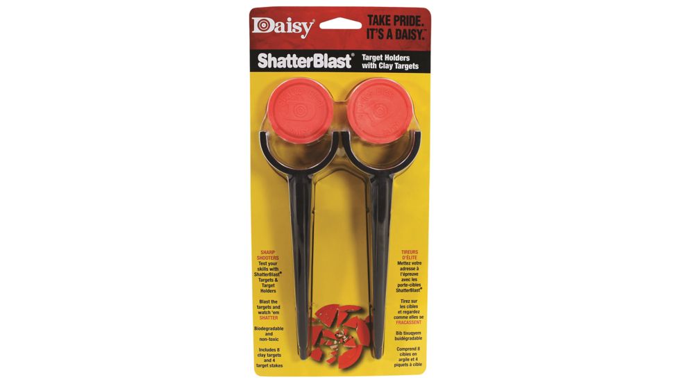 Daisy Targets, 8in Stakes Mini Disks w/4 Stakes &amp; 8 Disks - 872