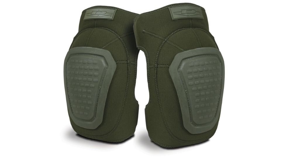 Damascus DNKPOD Imperial Neoprene Knee Pads with Reinforced Non-slip Trion-X Caps, Olive Drab, 1 size DNKPOD